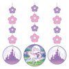 Club Pack of 18 Pink and Purple Unicorn Fantasy Hanging Decoration