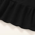 thumbnail image 6 of Tiny Cutey Baby Girl Dress Clothes Fall Long Sleeve Square Neck Solid Vintage Dresses Outfit Set for 2-3T, 6 of 6