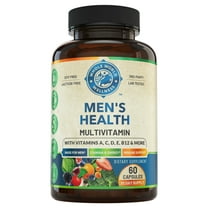 WHOLE WORLD WELLNESS Mens Daily Multivitamin and Multimineral Supplement, Made for Men.