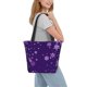 thumbnail image 2 of Easygdp Crystal Purple Snowflake Bolso de Hombro para Mujer, Bolso Bandolera y Cartera de Mano Elegante para Uso Diario, 2 of 6