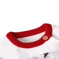 thumbnail image 4 of Combinaison de Noël Bébé en Tricot Cerf Imprimé Col à Manches Longues, 4 of 6
