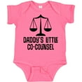 thumbnail image 3 of Inktastic Daddy Little Co Counsel Lawyer Boys or Girls Baby Bodysuit, 3 of 5