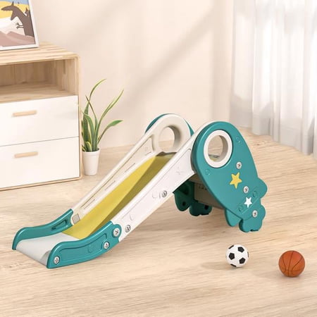 HiSmartLife Toddler Slide Climber Set  Indoor Outdoor 3-Step Freestanding Slide  A Sliding Toy for Kids  Easy to Install  Baby Play Set