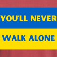 thumbnail image 3 of CafePress - You'Ll Never Walk Alone Pro Ukraine T Shirt - Mens Comfort Colors Shirt, 3 of 5
