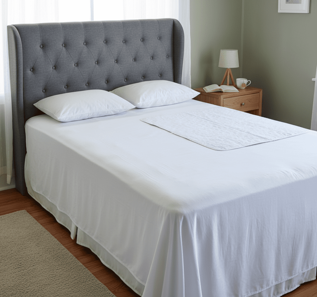 6 Bed Pads Washable Incontinence Underpads Chucks Absorbs 8oz 34 x 36 - Tan