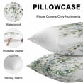 thumbnail image 5 of Throw Pillow Covers 16x16 Inch Set of 2, Green Eucalyptus Leaves Waterproof Outdoor Pillow Covers, Summer Watercolor Botanical Decorative Cushion Pillowcases for Couch, Sofa, Bed, Garden, Patio, 5 of 9