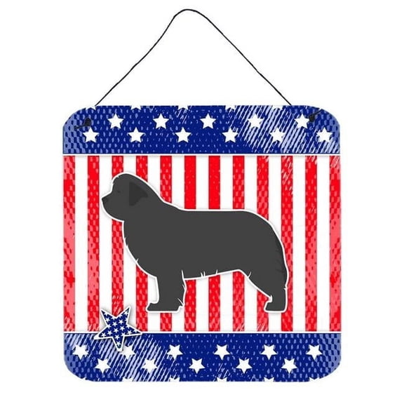 Carolines Treasures BB3364DS66 USA Patriotic Newfoundland Wall or Door Hanging Prints