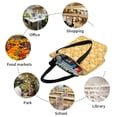 thumbnail image 5 of Bingfone Flowe Chicken Women Shoulder Tote Bags Casual Bag Ladies Shopping Handbag, 5 of 6
