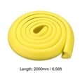 thumbnail image 2 of Uxcell Corner Guards Protectors 6.56ft(2M), Pack Foam Bumper for Furniture Corner Table Guard, Yellow, 2 of 5
