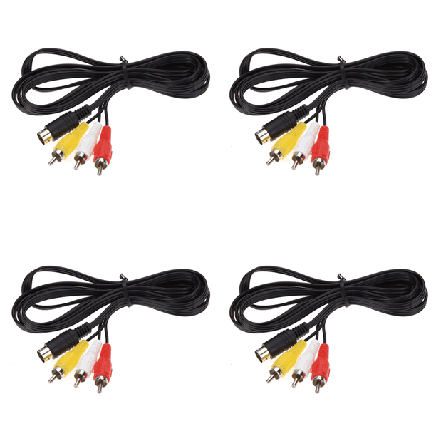Mcbazel 1.8m Audio Video AV Cable for Sega Mega Drive Genesis 2