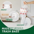thumbnail image 6 of GPED 100 Count 4-6 Gallon Small Trash Bags, Biodegradable Extra Strong Unscented Garbage Bags, Expanded Size for Bathroom Bedroom Office Kitchen, White, 6 of 7