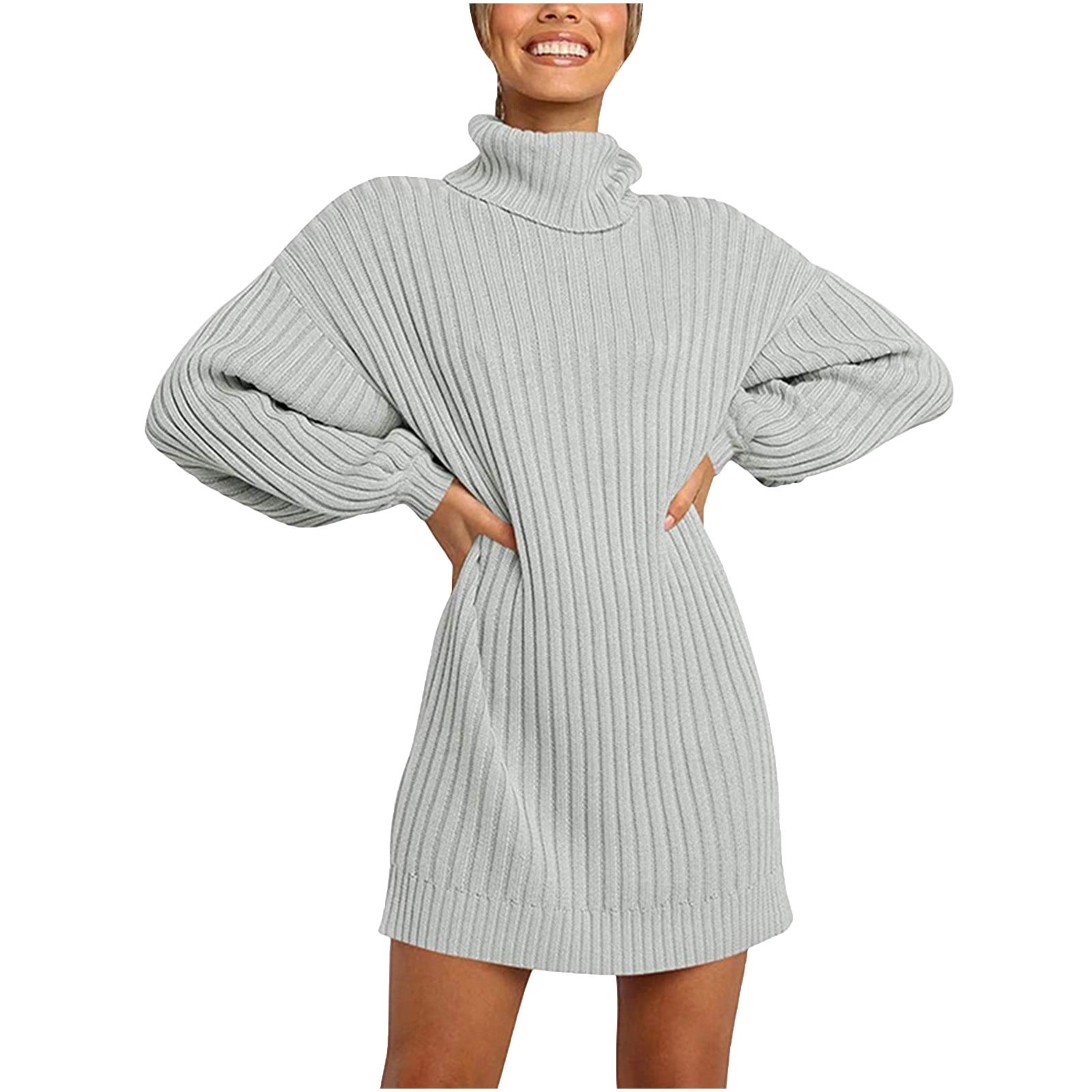 Grey Sweater Dress