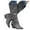 Grey, variant on Knee High Boots for Women Cowboy Cowgirl Western Riding Boots Low Heel Moto Gothic Long Shoes