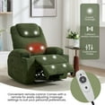 thumbnail image 4 of Juiluna Ultra-Comfortable Recliner (135° Forward & Backward Adjustment) – Adult Adjustable Electric Massage Heated Chair with Dual Cup Holders, Double-Side Storage Pockets & Tool Assembly, 4 of 8