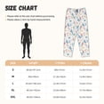 thumbnail image 2 of Cauagu Tulips Flowers Pajama Pants for Women Loose Fit Wide Leg Trouser Pants Casual Elastic Waist Drawstring Lounge Pants, 2 of 6