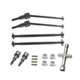 thumbnail image 2 of figatia 4 Pieces RC Car Drive Shaft Upgrade Front Rear Metal Accessories for 16101 16102, 2 of 9