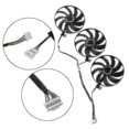 thumbnail image 3 of 3pcs 88mm T129215su 7pin Cooling Fan For Rog Strix Rtx 2080 2080ti 12v 0.5a, 3 of 5