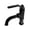 Matte Black, variant on Kingston Brass KS2823KL Whitaker One-Handle Single-Hole Bathroom Faucet with Push Pop-Up Drain, Matte Black/Antique Brass