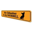 thumbnail image 4 of Barking Dog Novelty Sign, Metal Wall Decor - 4x18 inches, 4 of 4