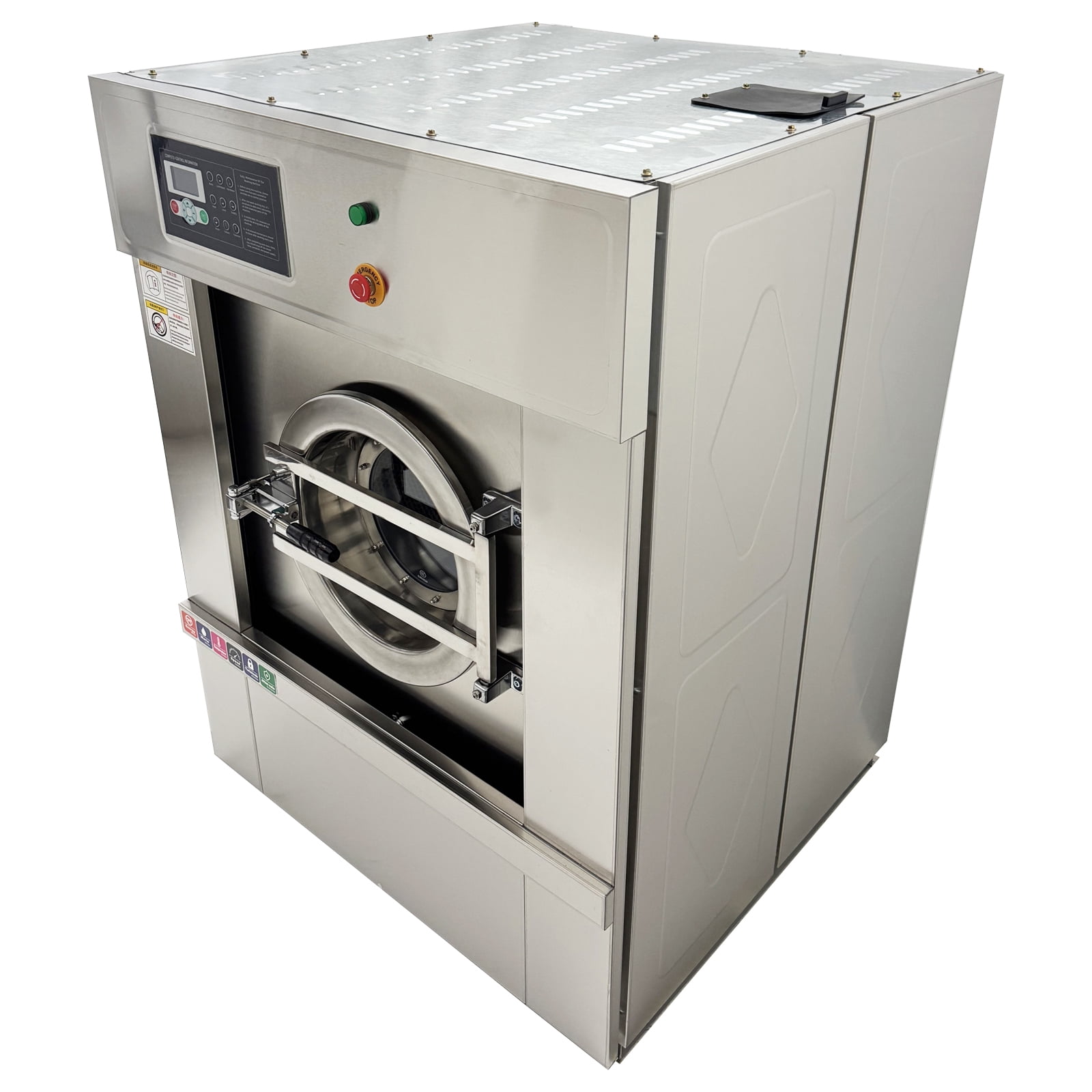 Industrial Automatic Laundry Washing Machine Commercial Washer WASH+SPIN 33LBS Capacity 220V 1PH