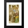 thumbnail image 2 of Prosper Lafaye 16x24 Black Modern Framed Museum Art Print Titled - Saint-Joseph and the Child Jesus Among a Family in Prayer, 2 of 5