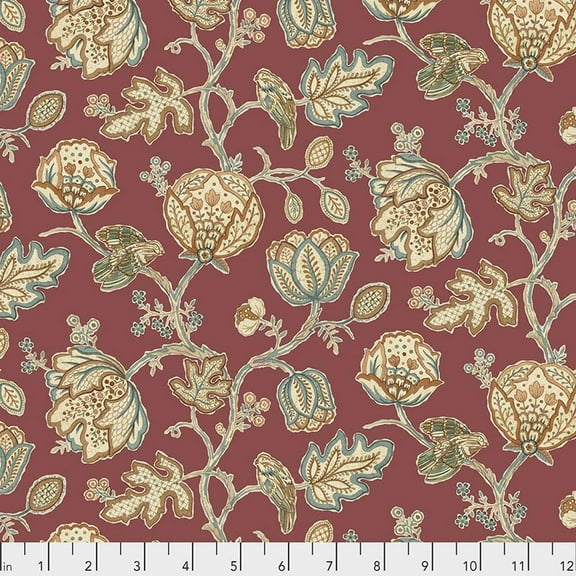 Free Spirit Fabrics Orkney by Morris & Co. Theodesia Red