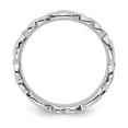 thumbnail image 2 of Sterling Silver Rhodium Hearts Ring, 2 of 11