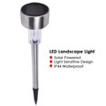 thumbnail image 3 of DELight LED Solar Powered Light White IP44 Waterproof Outdoor Pathway Landscape Garden Yard Decor Lamp (Pack of 12), 3 of 12