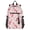 Pink Bird and Heart, variant on JIALIOU 14" Laptop Backpack Waterproof Airline Approved Stylish Casual Daypack for Travel Business College Work, Pink Bird and Heart