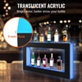 thumbnail image 6 of LED Lighted Liquor Bottle Display Bar Shelf RF & App Control 48" Square, 6 of 6