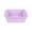 Purple #5, variant on 6.5 Inch Silicone Cake Baking Pan | Non-Stick Foldable Baking Mold for Cakes, Bread & Desserts | Food-Grade Easy Clean Dishwasher Safe | Includes 1 Tray (19.5x17.5x5.5cm)