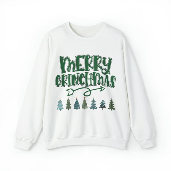 Merry Grinchmas Unisex Heavy Blend™ Crewneck Sweatshirt