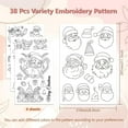 thumbnail image 2 of CHUANK 4 Sheets 16Pcs Wedding Dress Water Soluble Hand Sewing Stabilizers for Fabric 11.6x8.2 Inch Embroidery Stitch Practice Embroidery Patterns Transfers for Embroidery Beginners Lovers, 2 of 9