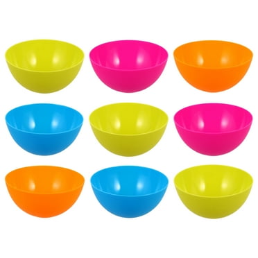 Melantax 10-pack unbreakable plastic bowls lightweight soup bowls noodle bowls tableware