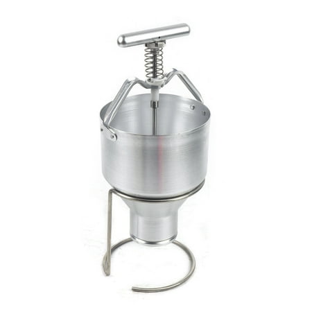 

Oukaning Donut Dispenser DIY Manual Donut Depositor Dropper Plunger Dough Batter Dispenser Hopper 5L