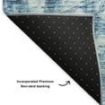 thumbnail image 3 of Addison Rugs Mayfield Washable Transitional Ikat Blue Rectangle Rug, 10' x 14', 3 of 6