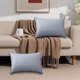 thumbnail image 3 of Lekihaqq Water Proof Outdoor Pillow Cover Rectangle Solid Color Cushion Protector Modern Backrest Water Resistant For Patio Garden Pool Chair, 3 of 7