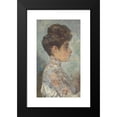 thumbnail image 2 of Martinus van Andringa 12x18 Black Modern Framed Museum Art Print Titled - Portrait of Lizzy, in Profile to the Right (1874 - 1918), 2 of 5