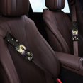 thumbnail image 3 of Chririnla Butterfly Pattern Car Seat Belt Pads Set of 2 Seat Belt Shoulder Pad Comfortable Driving Quick Install Suitable for Sedan Auto, 3 of 8