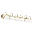 thumbnail image 4 of Livex Lighting Belmont 6 Bath Polished Brass and Chrome Light in Multi-Color, 4 of 9