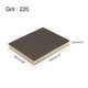 thumbnail image 2 of Bloque de lijado de grano medio Uxcell de 220 granos, tamaño 4.72" x 3.86" x 0.47", esponja de lijado de 4 piezas, 2 of 5