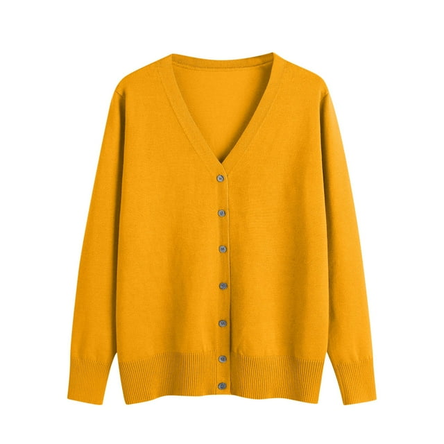 Erwazi Cardigan Sweaters for Women Fall Trendy Button Down Open Front Lightweight Cardigans