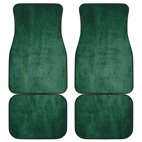 Green Grunge Car Floor Mats Car Floor Mats Set Floor Mats for Car