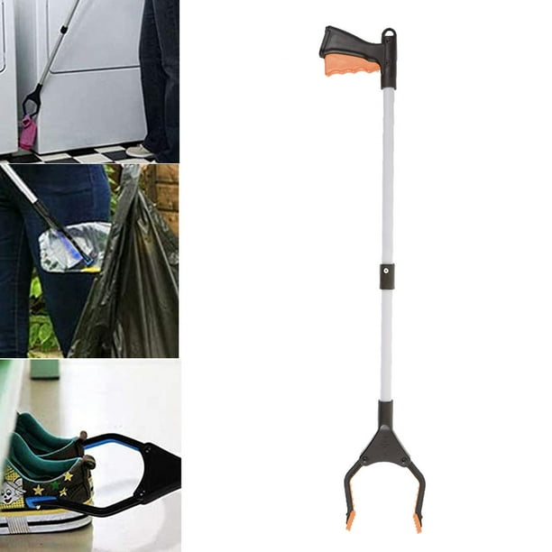 Fyeme 1 Pack Litter Picker,Long Hand Litter Picker Foldable Rubbish Grabber Helping Hand Reacher