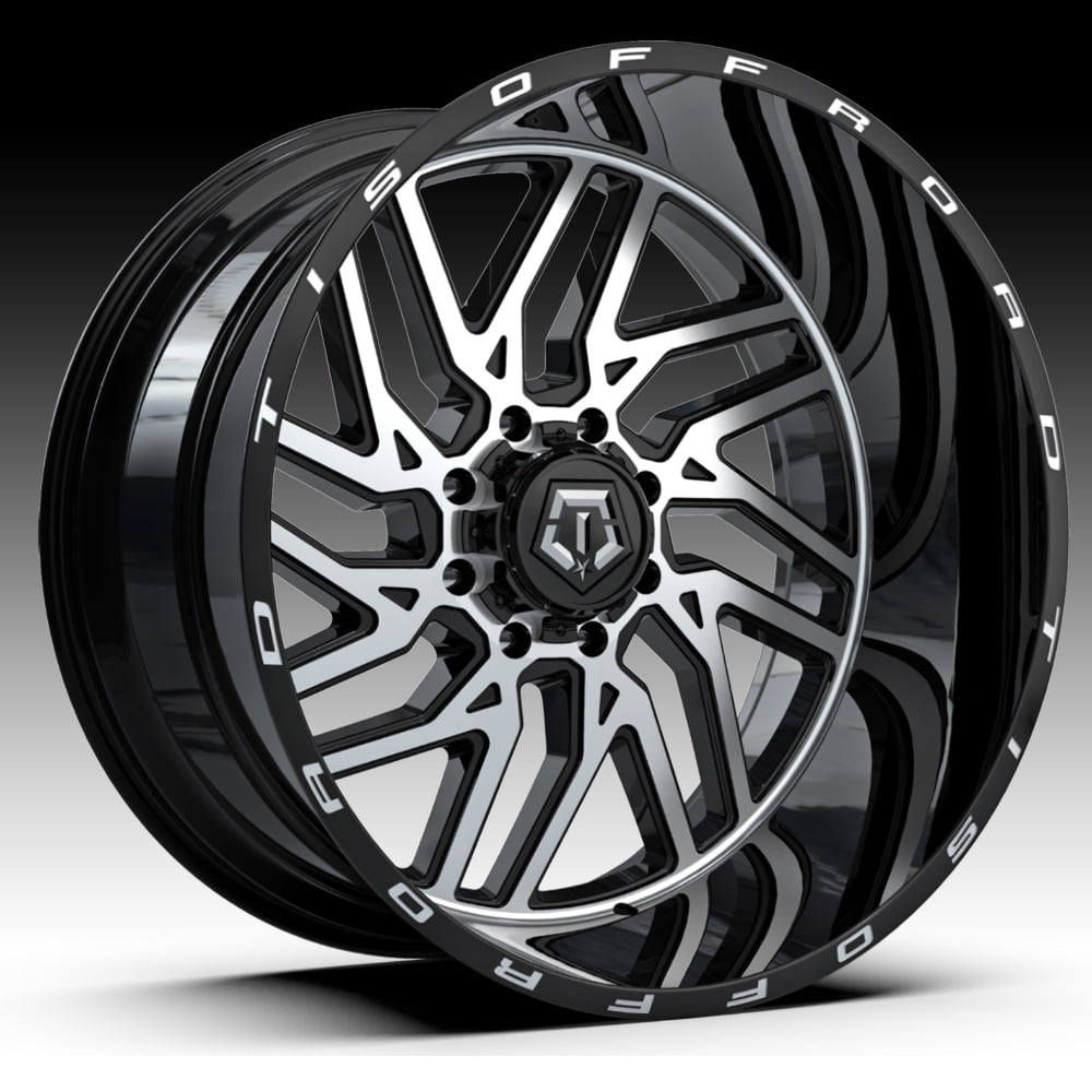 TIS 544MB Machined Gloss Black 20x12 6x5.5 51mm (544MB2128351