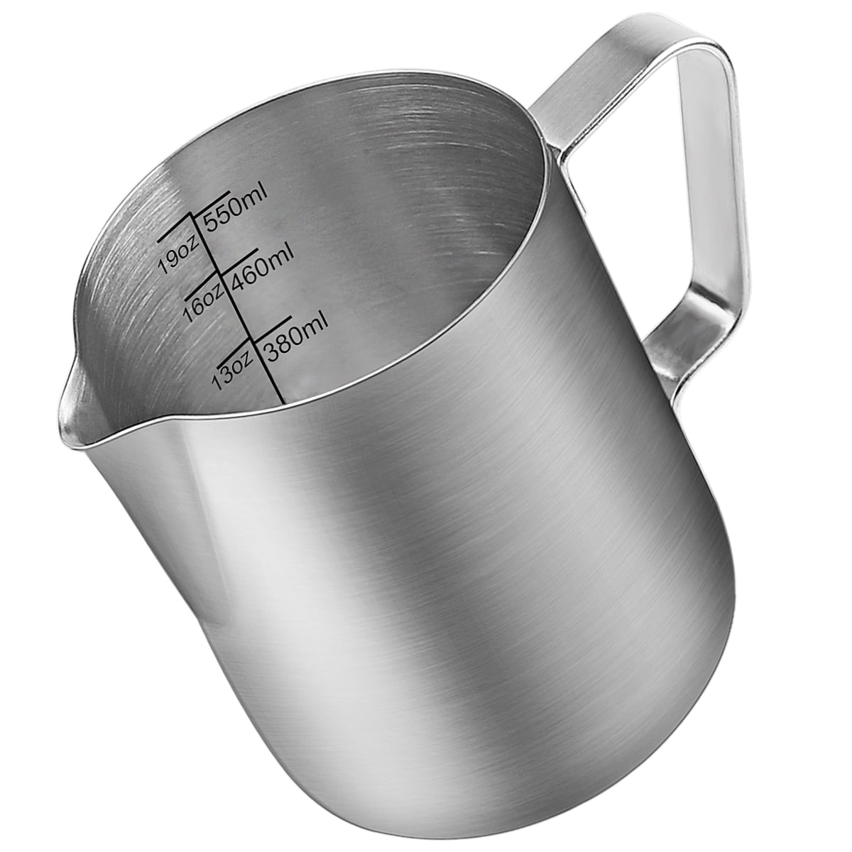 Milk Frothing Pitcher, ENLOY 20 oz Stainless Steel Creamer Frothing