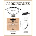 thumbnail image 3 of Graduation Compass Bracelet for Class of 2026 Men Woman the Adventure Begins Inspirational Gifts Charm Jewelry with Graduation Cards Cap Box Grad Motivational Bracelets Present for Her Friend, 3 of 6