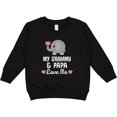 thumbnail image 2 of Inktastic Grammy and Papa Love Me Grandchild Toddler Sweatshirt, 2 of 4
