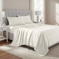 thumbnail image 2 of Superior 1000 Thread Count Cotton Blend Sheet Set, King, Ivory, 2 of 4