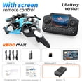 thumbnail image 4 of SPOORYYO RC Plane with Screen, HD Camera, Headless Mode, LED Lights, One Key Takeoff/Landing, 360° Rotation for Beginners, 4 of 9